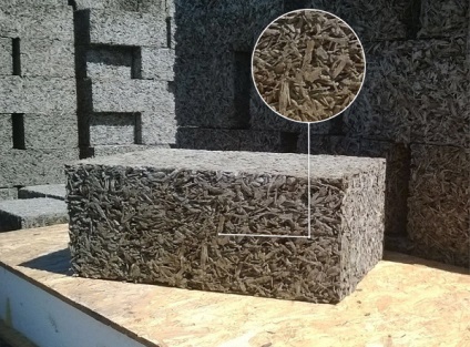 Berendezés fa-beton blokkok (termelés) Berendezés fa-beton blokkok