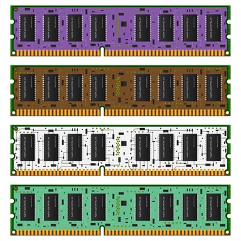 RAM PC, változatai és tulajdonságai, a fehér ablak (PC) RAM PC, változatai és tulajdonságai fehér ablakok