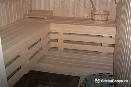 Optimális méretei szélessége és magassága a fürdő gőz ideális (optimális) Az optimális méret a fürdő szélességét és magasságát az ideális gőz