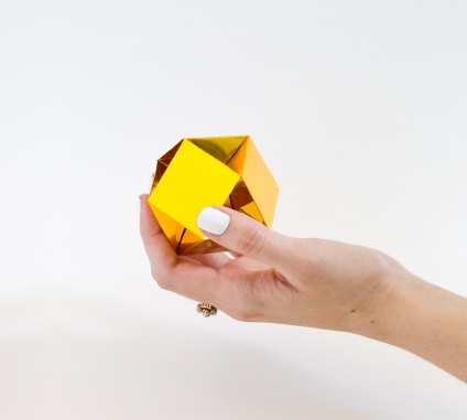 Origami kristály hajtogatás áramkör (origami) Origami kristály hajtogatás áramkör