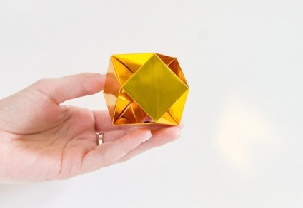 Origami kristály hajtogatás áramkör (papír) Origami kristály hajtogatás áramkör