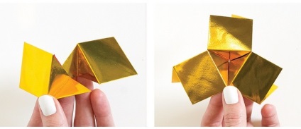 Origami kristály hajtogatás áramkör (papír) Origami kristály hajtogatás áramkör