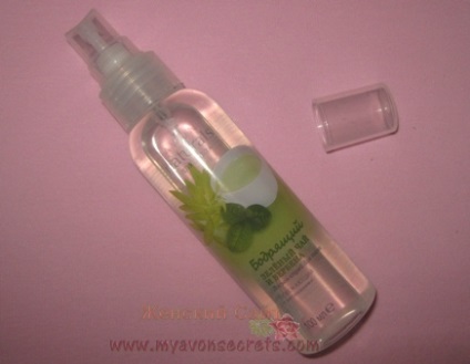 Frissítő testápoló spray Body Avon Naturals «éltető zöld tea és a verbéna”