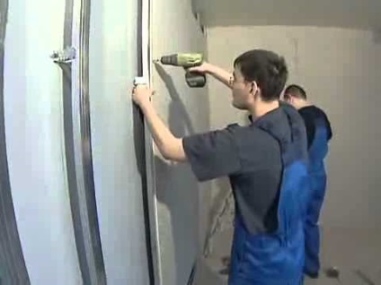 Befejező GVL video utasítást telepítés a falak saját kezűleg, fotók