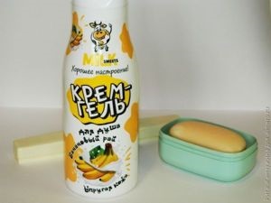 Visszajelzés krém tusfürdő tej édességet (gél-krém) Visszajelzés krém tusfürdő tej édességek