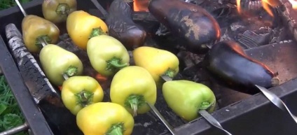 Zöldség a grill - receptek padlizsán, burgonya, hagyma, paradicsom (padlizsán) Zöldség a grill - padlizsán receptek, burgonya, hagyma, paradicsom
