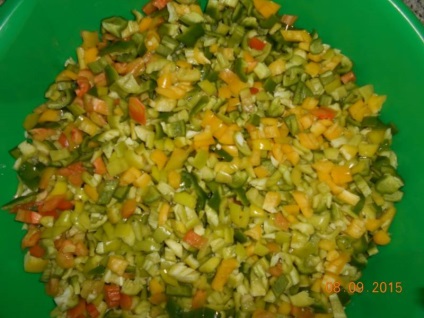 Saláta rizzsel télen - lépésről lépésre recept fotók