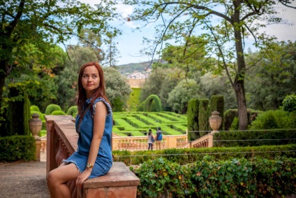 Park labirintus ort Barcelona - nézze meg, vagy nem