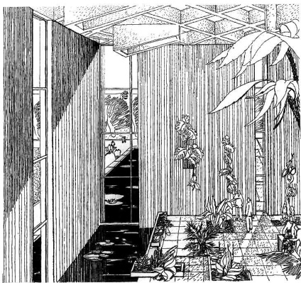 Pavilon „Dísznövénytermesztési és zöld” a VDNH (pavilon) Pavilon „Dísznövénytermesztési és zöld” a ENEA