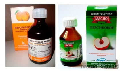 Peach orr és a torok olaj alkalmazása bölcsen (barack orr és a torok olaj) Peach olaj az orr vagy a torok alkalmazása bölcsen