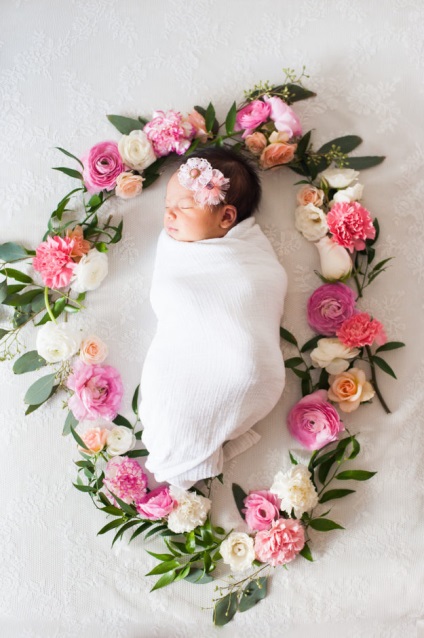 Az első fotózásra 25 módon, hogy a képek a gyönyörű újszülött