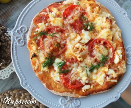 Pizza - Margarita - otthon recept a kemencében