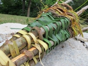 Szőtt csapda a hal (halcsapdát), megjegyzi, túlélésre (fonott) Szőtt csapda a hal (halcsapdát) túlélésre jegyzetek