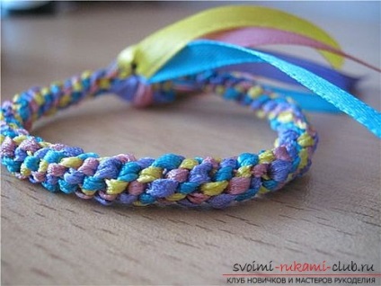 Szövés szép karkötő a bordák (karkötő) Weave csík szép karkötő