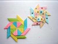 Crafts kifogyott a papír origami csillag-transzformátor - kézműves papírból - kézműves kezében anyukák és apukák - (kézműves) Crafts kifogyott a papír origami csillag-transzformátor - kézműves papírból - kézműves kezében anyukák és apukák -