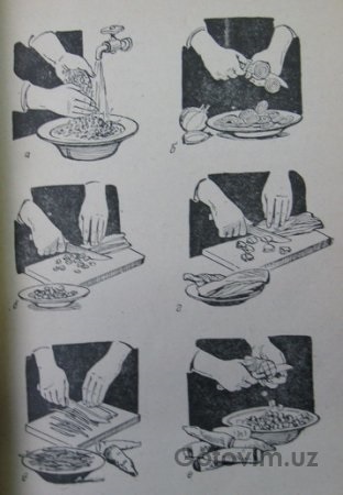 Előállítása az üzbég pilaf otthon, lépésről lépésre recept (főtt pilaf nagy) Előállítása az üzbég pilaf otthon, lépésről lépésre recept