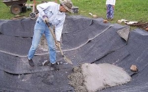 Pond beton kezüket az eszközök és kivitelezési fázisában