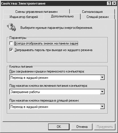Az energiatakarékos üzemmódok (módok) Energiatakarékos üzemmódok