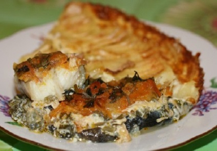 Fish kék harcsa - főzés recepteket a kemencében fólia fotó