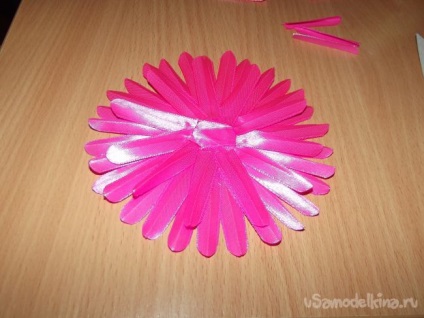 Rózsaszín gerbera a szakterületen kanzasi (második szirmok ragasztás) Pink gerbera a szakterületen kanzasi