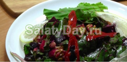 Saláta szilva és dió - jellegzetes íz recept fotókkal és videó