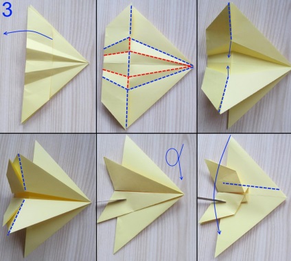Repülőgép origami papír utasításokat, hogyan repül kézműves (papír) Repülőgép origami papír utasításokat, hogyan repül kézműves