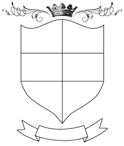 Сімейний герб шаблони і малюнки