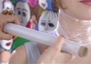 Szobrászat a ragasztószalagnak Diana Balashov (szobrok) Szobra skót Diana Balashova