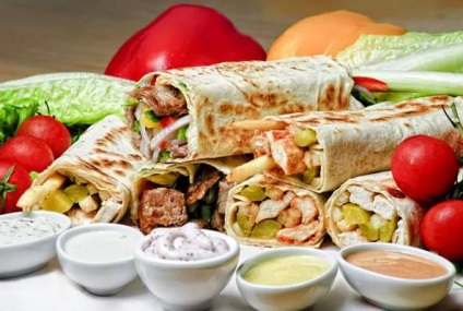 Szósz shaurma otthon standokon 10 receptek lépésről lépésre képek (shawarma) Szósz shaurma otthon standokon 10 receptek lépésről lépésre fotók