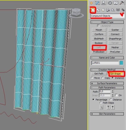 Létrehozása függönyök 3d max