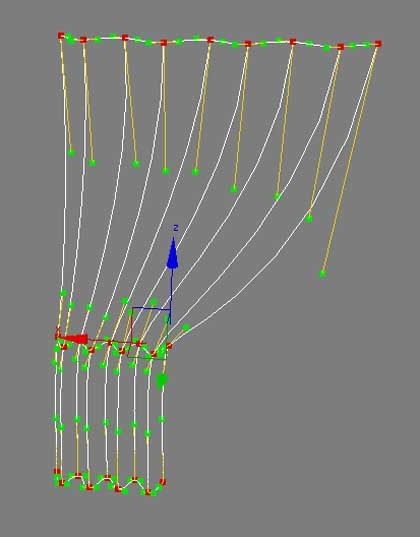 Létrehozása függönyök 3d max