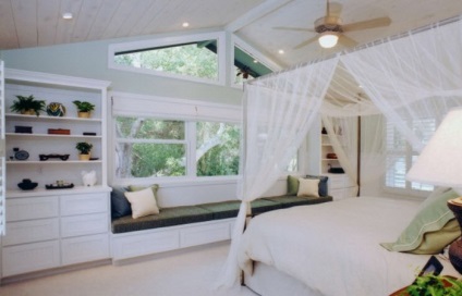 Stílusú hálószoba egy baldachinos ágy - 70 ötlet egy romantikus fotó