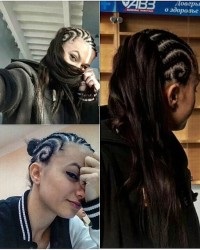 A női frizurák borotvált templom - Top 100 Photo 2017 (haircut) A női frizurák borotvált templom - top 100 fotó 2017