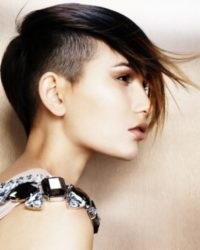 A női frizurák borotvált templom - top 100 fotó 2017