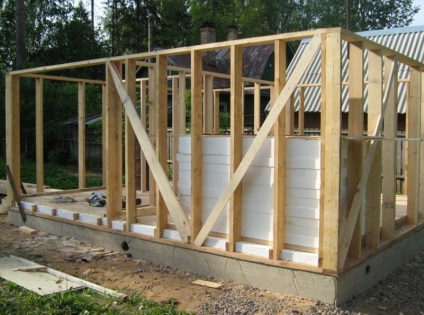 Az építés egy kocka ház saját kezűleg, lépésről lépésre