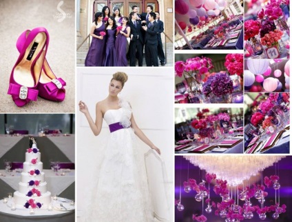 Весілля в ніжному кольорі рожевий, фіолетовий, блакитний