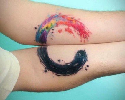 Tetoválás párok - kreatív ötletek tetoválás szerelmespár