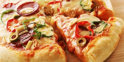 Pizza tészta kefir recept egy fotó