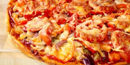 Pizza tészta kefir recept egy fotó
