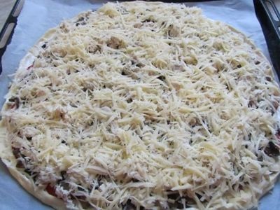 Pizza tészta kefir recept egy fotó