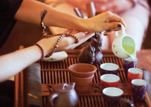 Hagyomány és történelem tea részeként keleti kultúra, orientalika