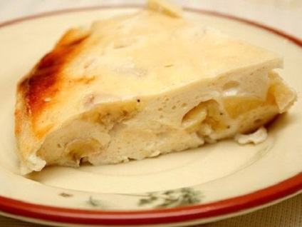 Curd rakott a multivarka (puding) Túrós rakott a multivarka