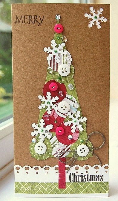 Ismerje meg, hogy karácsonyi képeslapokat a kezüket a technika scrapbooking (tanulás) Ismerje meg, hogy karácsonyi képeslapokat a kezüket scrapbooking technikák