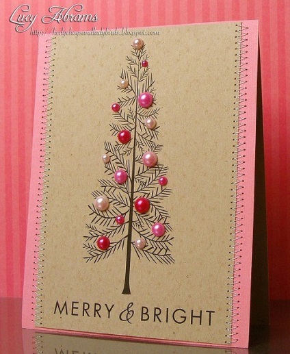 Ismerje meg, hogy karácsonyi képeslapokat a kezüket a technika scrapbooking (New Year) Ismerje meg, hogy karácsonyi képeslapokat a kezüket scrapbooking technikák