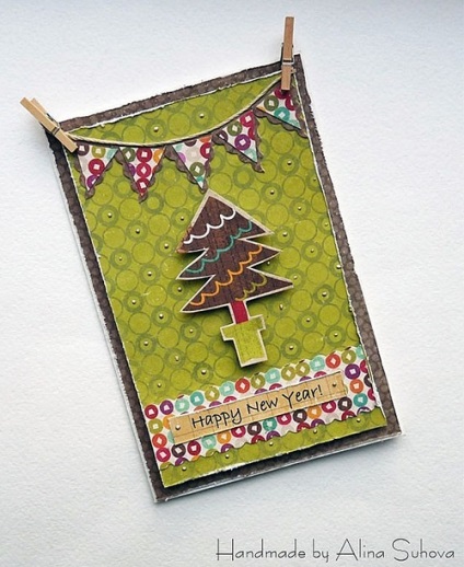 Ismerje meg, hogy karácsonyi képeslapokat a kezüket a technika scrapbooking (tanulás) Ismerje meg, hogy karácsonyi képeslapokat a kezüket scrapbooking technikák