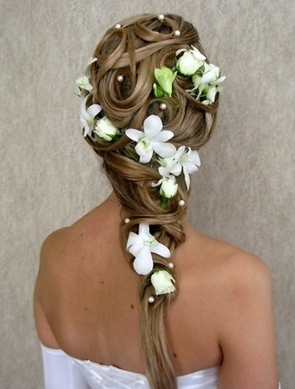 haj dekoráció friss virág