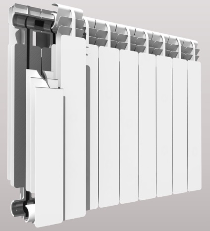Szerelése alumínium radiátorok egy magánlakás telepítési utasításokat, rajz, videó, fotó