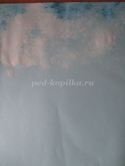 Tavaszi táj gouache lépéseket (táj) Tavaszi táj gouache lépések