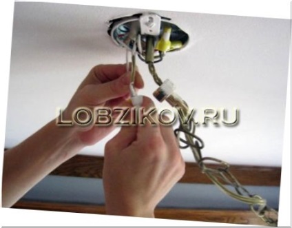 Mi akasztani csillár a mennyezeten kezét (hogyan tegye a csillár) Mi akasztani csillár a mennyezeten kezét