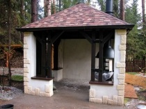 Projekt kiválasztási kő pavilon és az épület-technológia saját kezűleg, egy fotót a tüskék (technológia) Projekt kiválasztási kő pavilon és az épület-technológia saját kezűleg, egy fotót arbors
